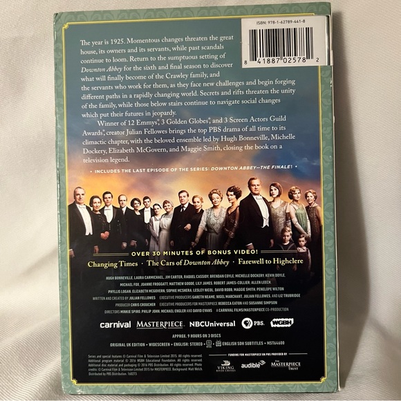 Downton Abbey season 6 new in box DVD set - Picture 3 of 4